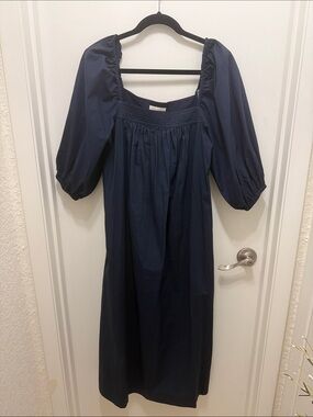 Ann Mashburn Navy Nicolette Dress